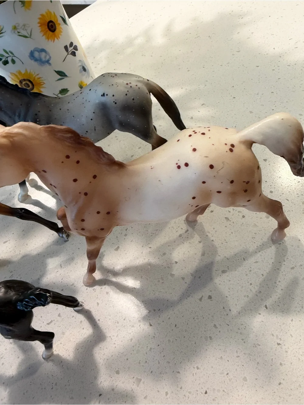 Breyer Horse Figurine Set - Black, Brown, Cream, Gray - Picture 4 of 4